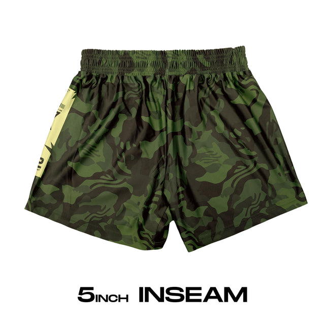 Green Camo (5in inseam)