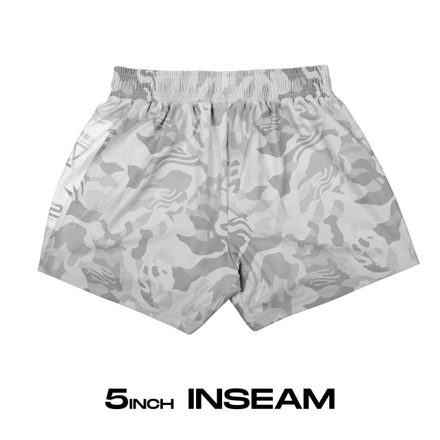 White Camo (5in inseam)