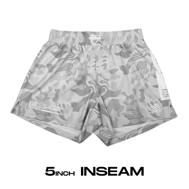 White Camo (5in inseam)