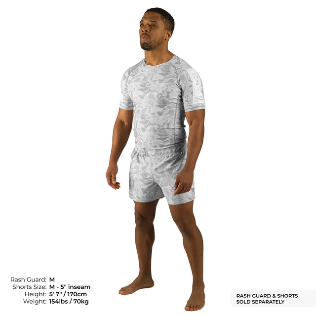 White Camo (5in inseam)