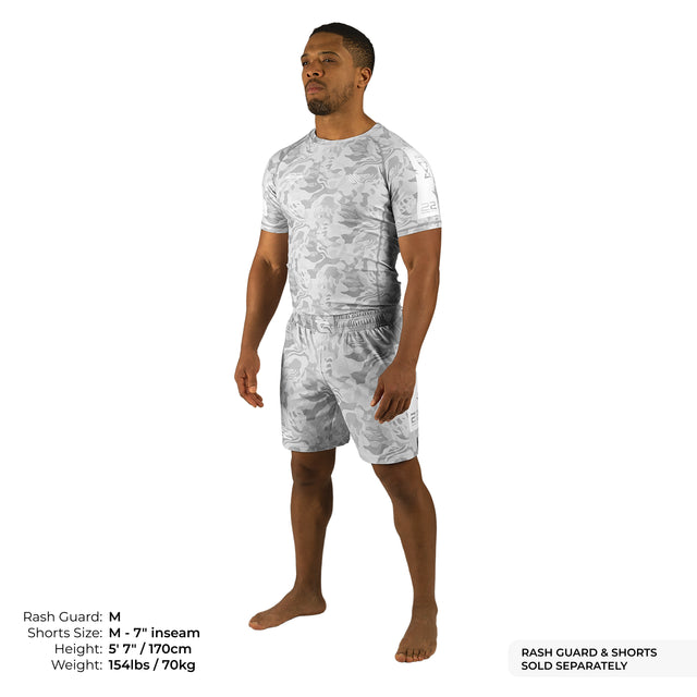 White Camo (7in inseam)