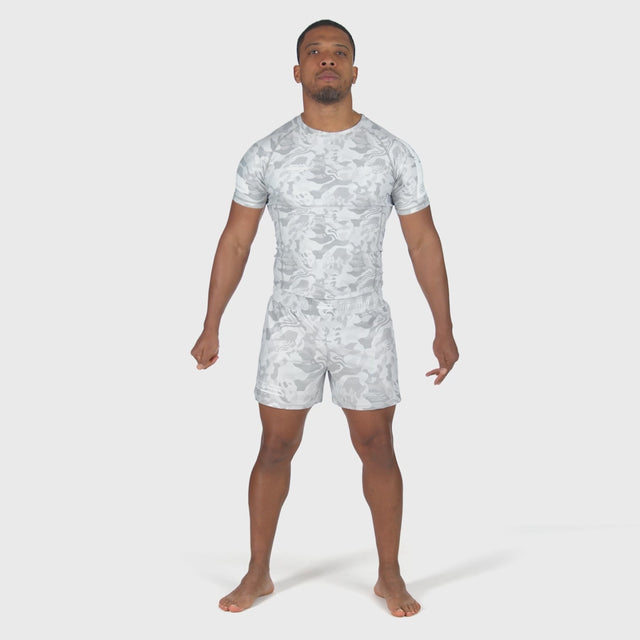 White Camo (5in inseam)