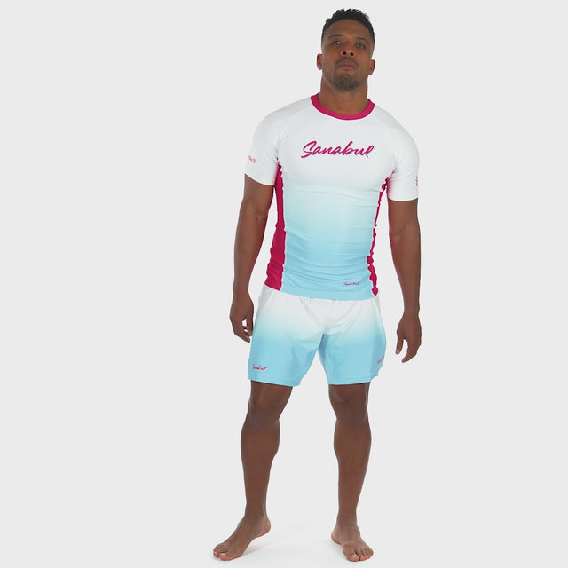 Rash Guard (White/Blue/Pink)