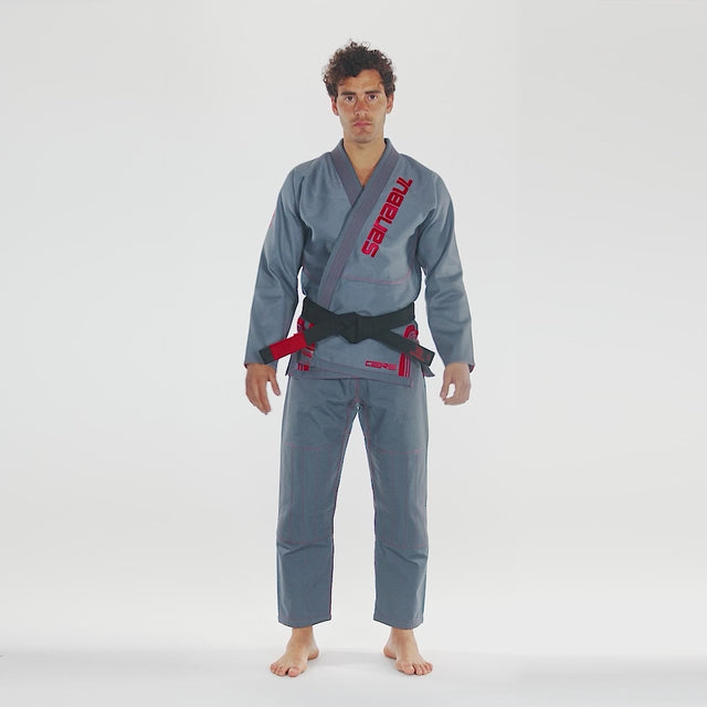 Grey/Red
