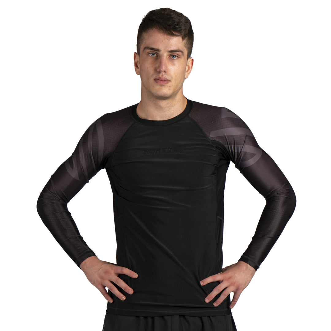 Essential Long Sleeve MMA & Jiu Jitsu Rash Guard | Sanabul