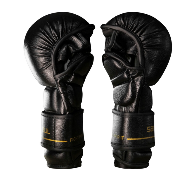 Gold Strike Puffy MMA Gloves | Sanabul Gold Strike Puffy MMA Gloves | Sanabul