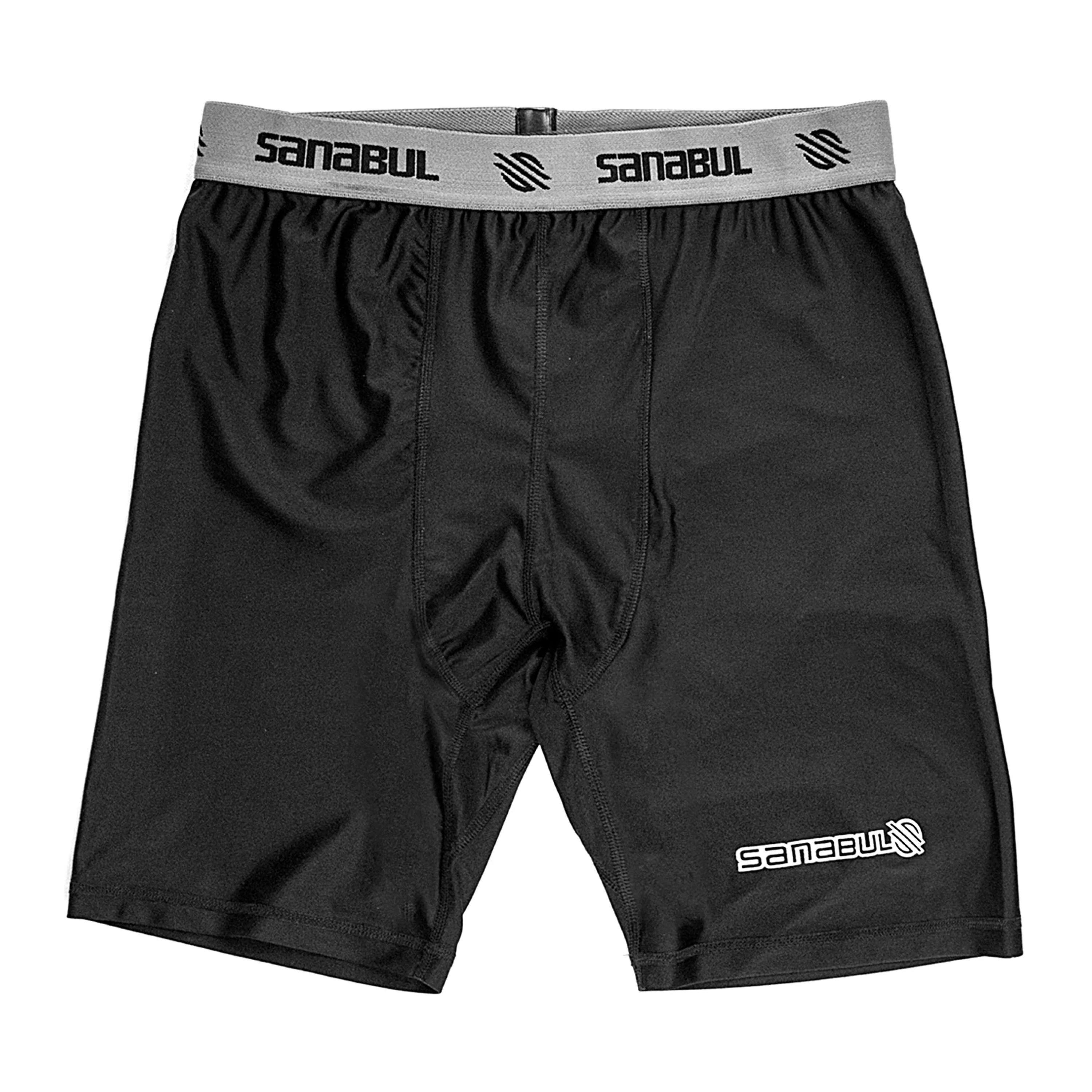 Mens Compression MMA No Gi Jiu Jitsu Compression Shorts Sanabul