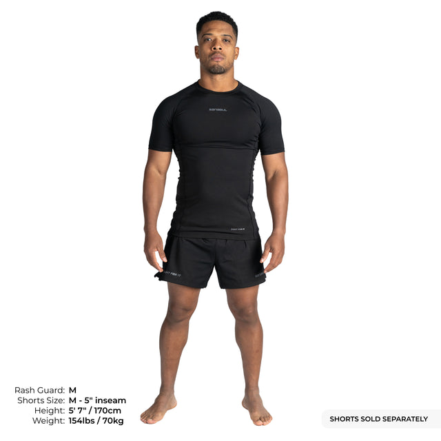 Sanabul Model Zero Short Sleeve MMA & No Gi BJJ Rash Guard