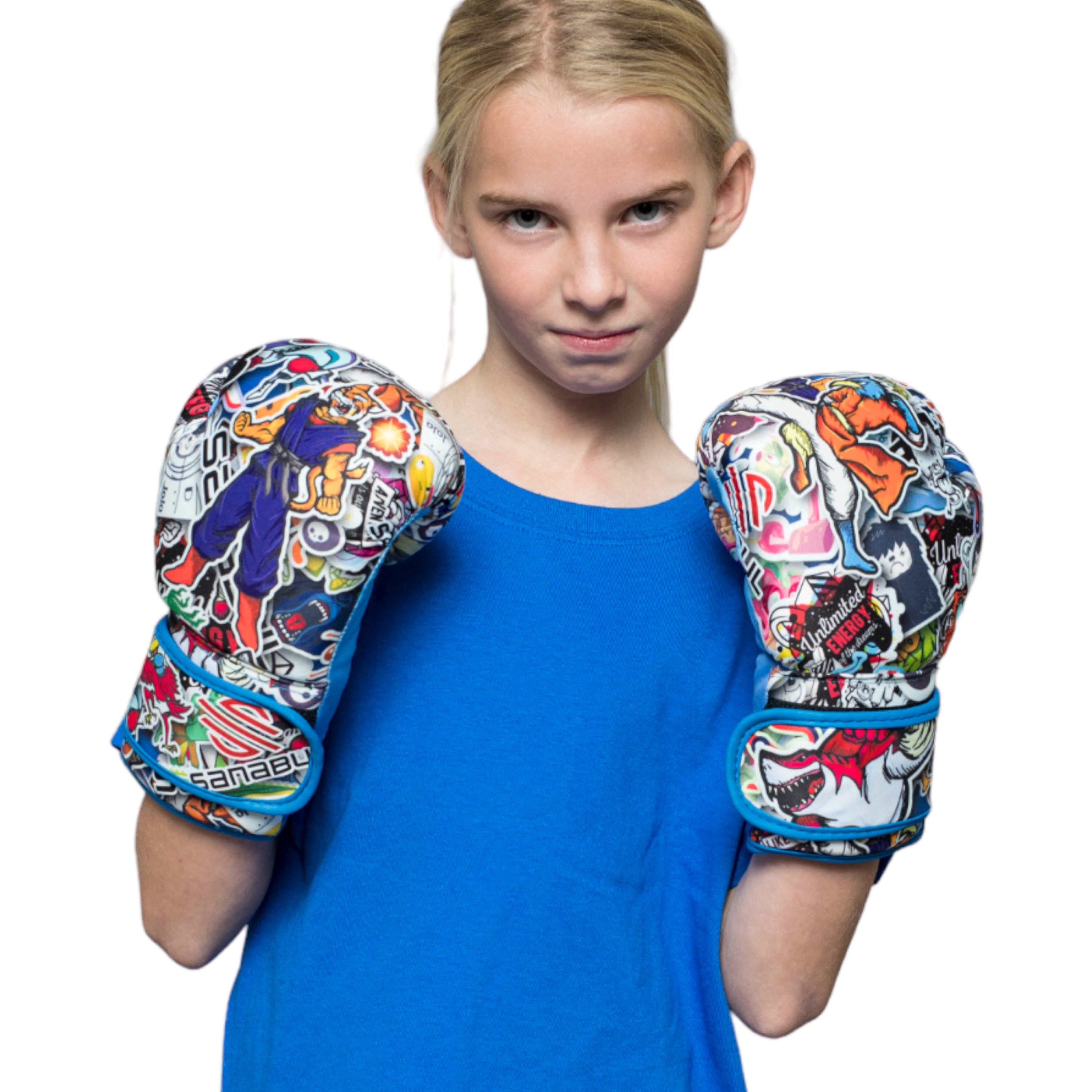 Sticker Bomb Kids Boxing Gloves Sanabul