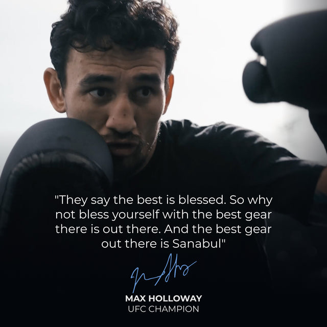 Max Holloway wearing best boxing gloves UFC fighter MMA jiujitsu