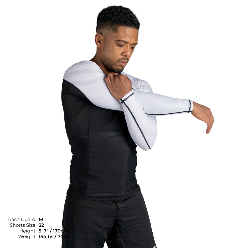 Essential Long Sleeve MMA & Jiu Jitsu Rash Guard | Sanabul
