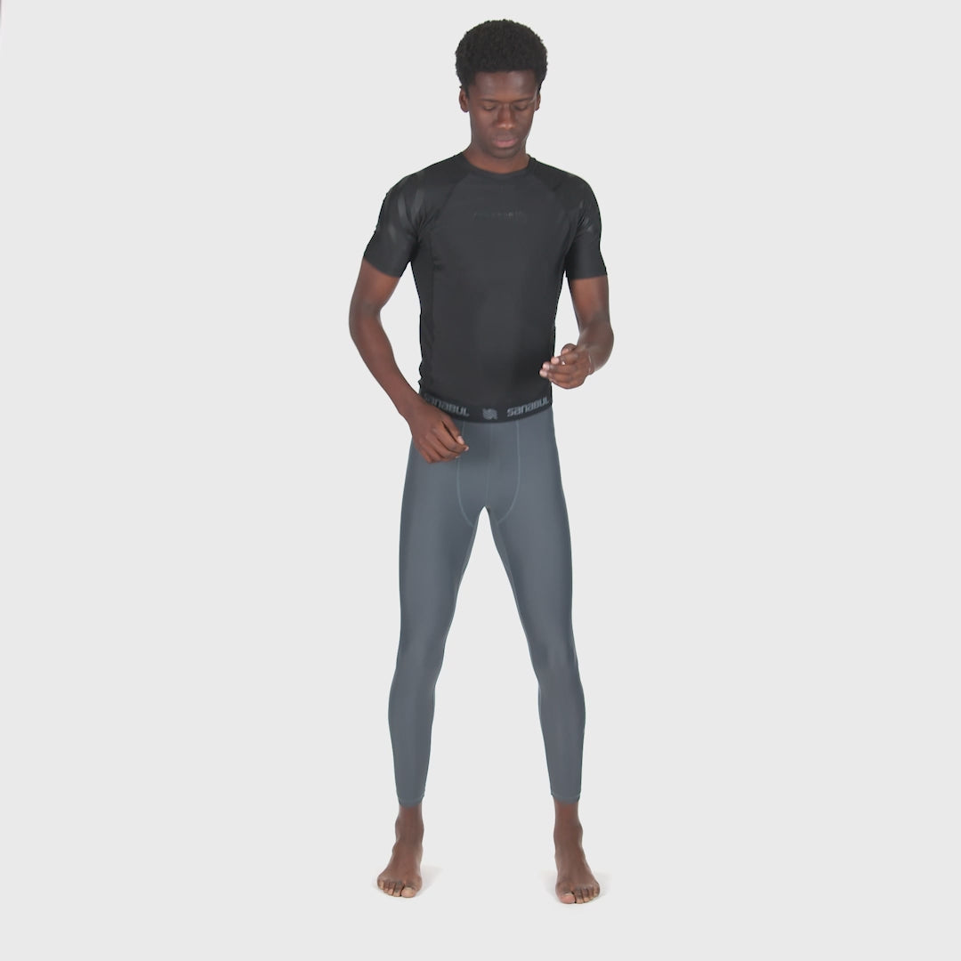 Mens MMA & No Gi Jiu Jitsu Compression Spats | Sanabul