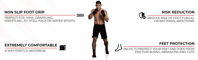 ROLL HARD MMA Grappling Training Socks for Jiu Jitsu, Grappling, Wresting  and Martial Arts (XXX-Small) : Sports & Outdoors 