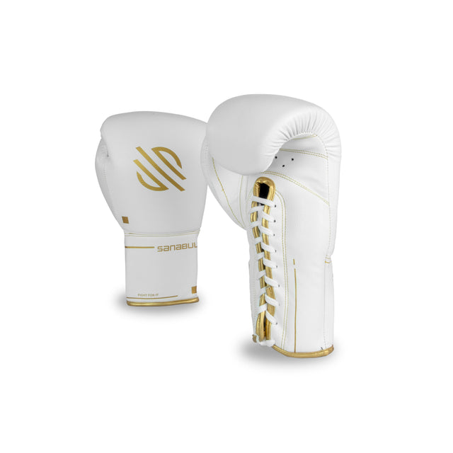 WINNING GLOVES LACE BOXING WHITE