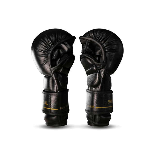 Gold Strike Puffy MMA Gloves Sanabul