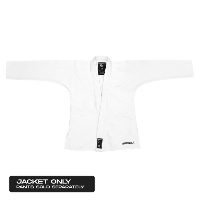 Sanabul Model Zero BJJ Gi Jacket for Men and Women | Premium Quality, Minimalist Design, IBJJF Approved | Jiu Jitsu Gi Top